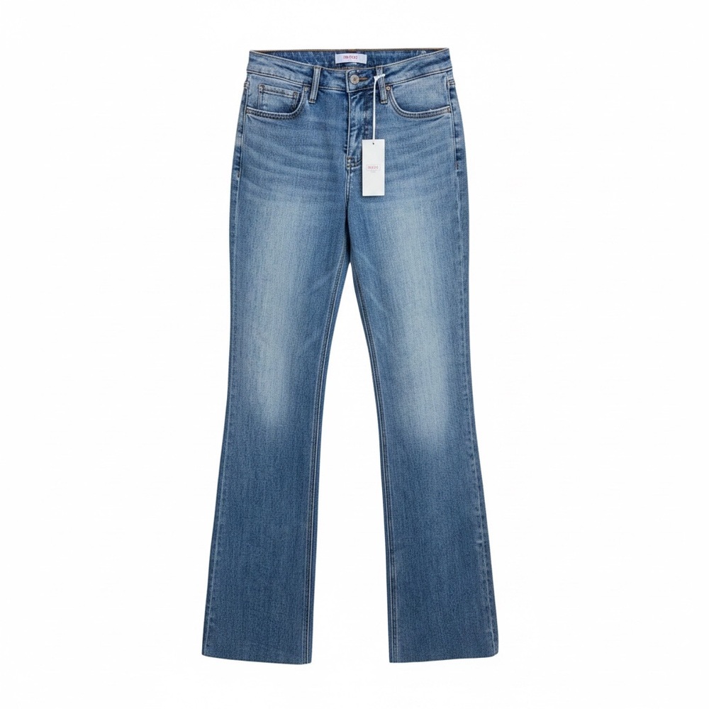 Women’s Mid Wash Flare Jeans - Light Blue